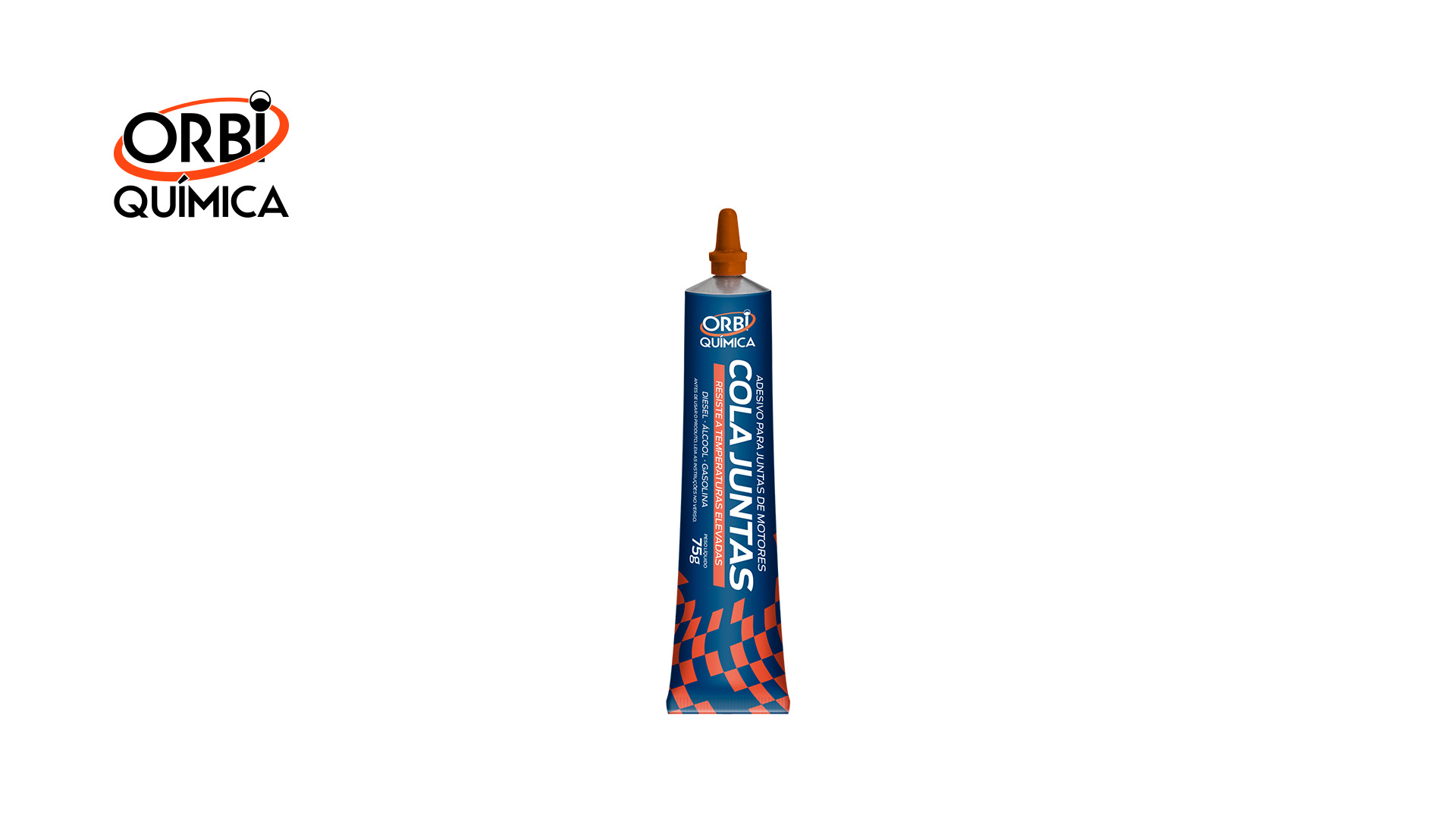ADESIVO ORBI COLA JUNTAS DE MOTORES 75G VERMELHO