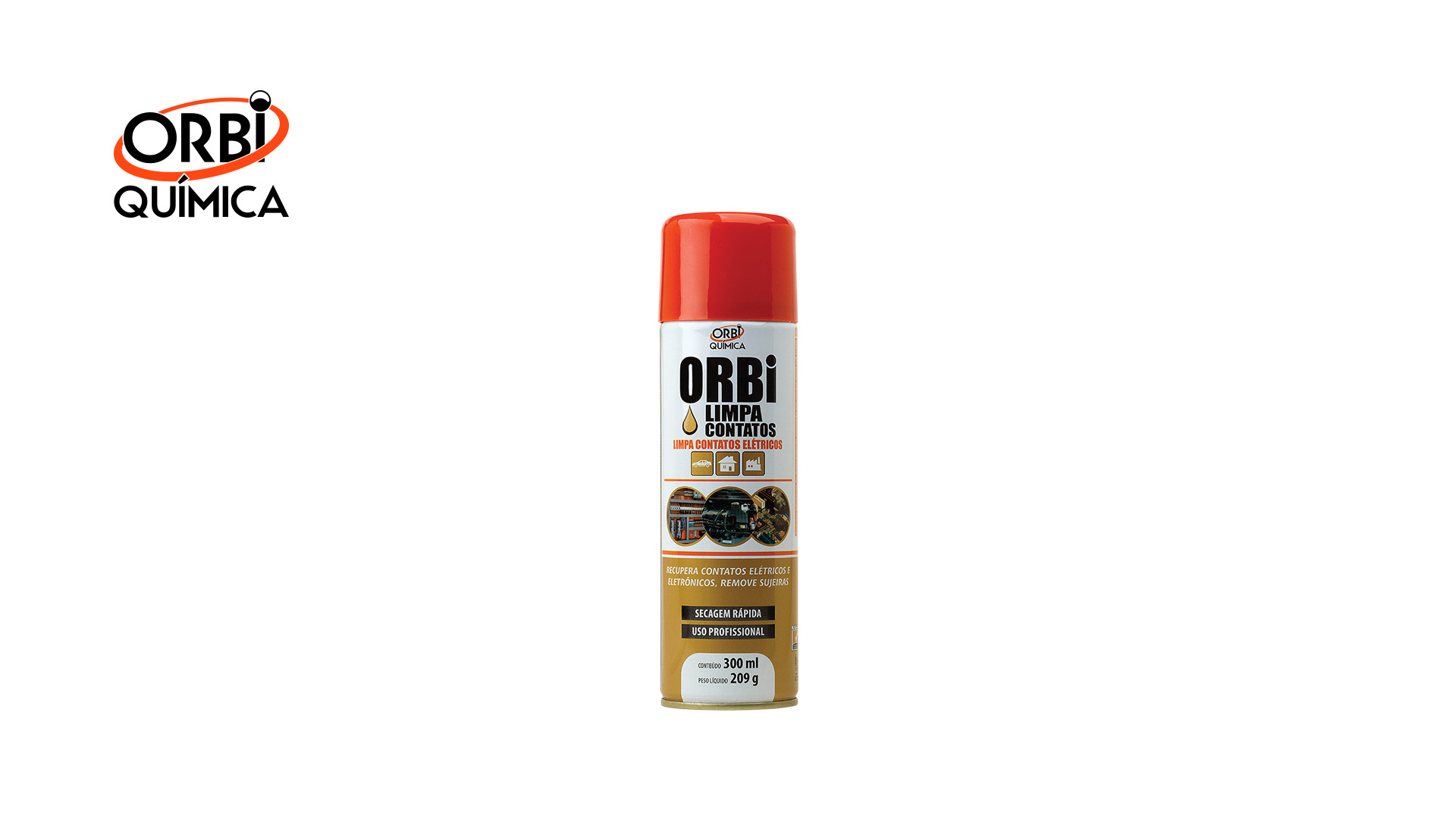 LIMPA CONTATO ORBI SPRAY 300ML/209G
