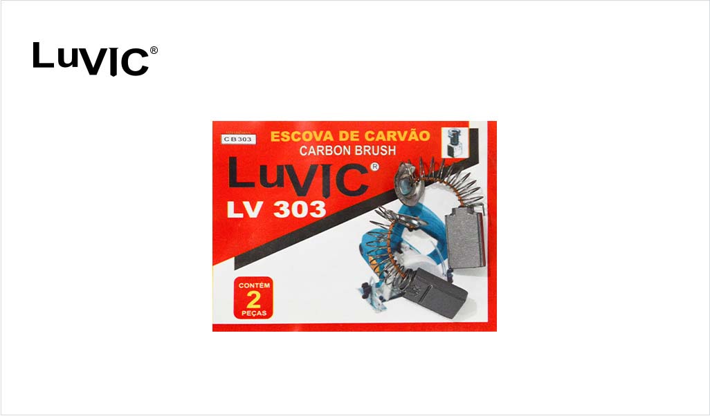 ESCOVA CARVAO LUVIC CB303 4100NH