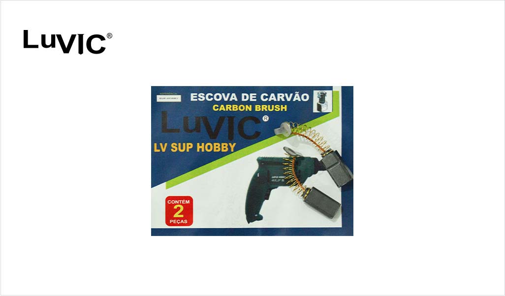ESCOVA CARVAO LUVIC SUPER HOBBY BOSCH