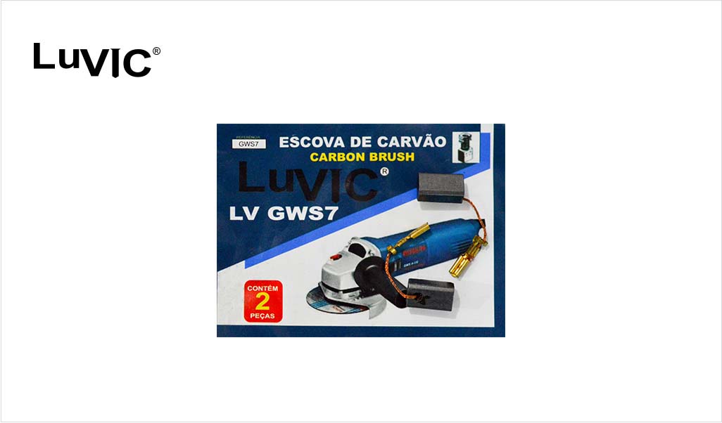 ESCOVA CARVAO LUVIC ESMERILHADEIRA GWS7 