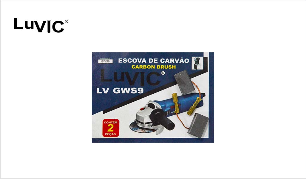ESCOVA CARVAO LUVIC ESMERILHADEIRA GWS9