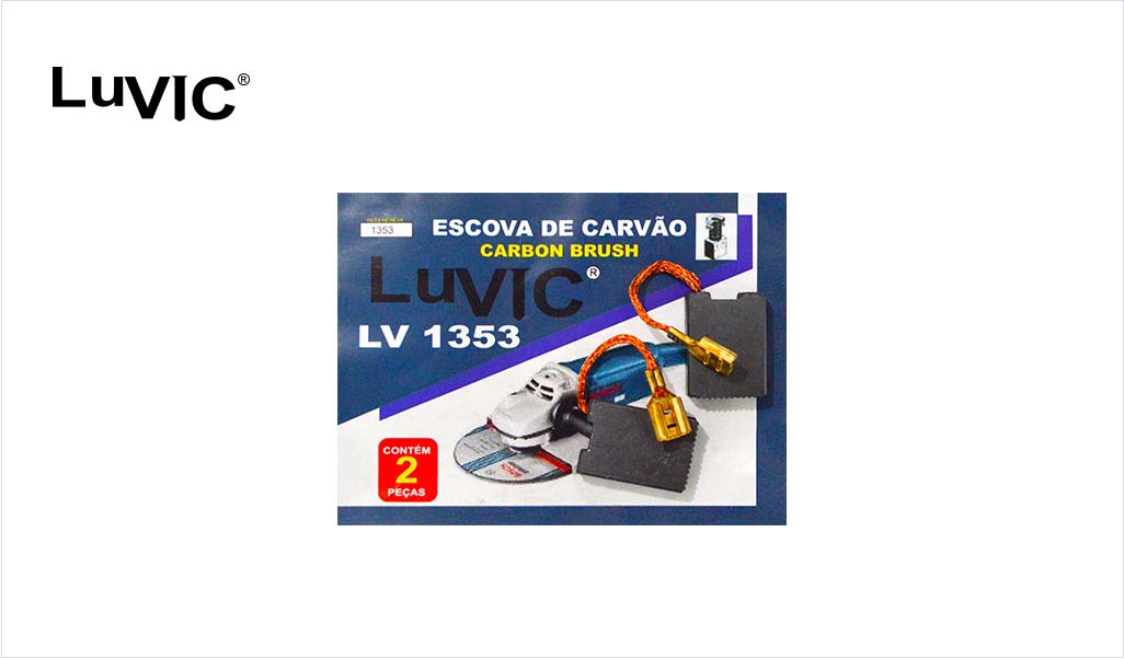 ESCOVA CARVAO LUVIC ESMERILHADEIRA 1353