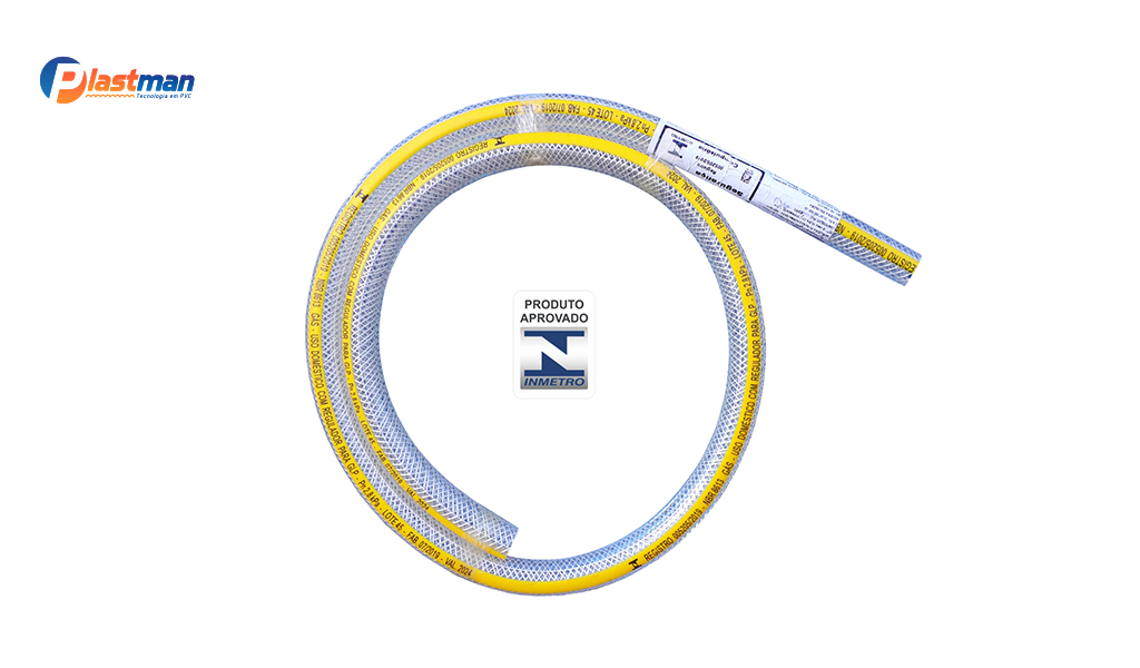 MANGUEIRA PLASTMAN P/GAS 1,20M
