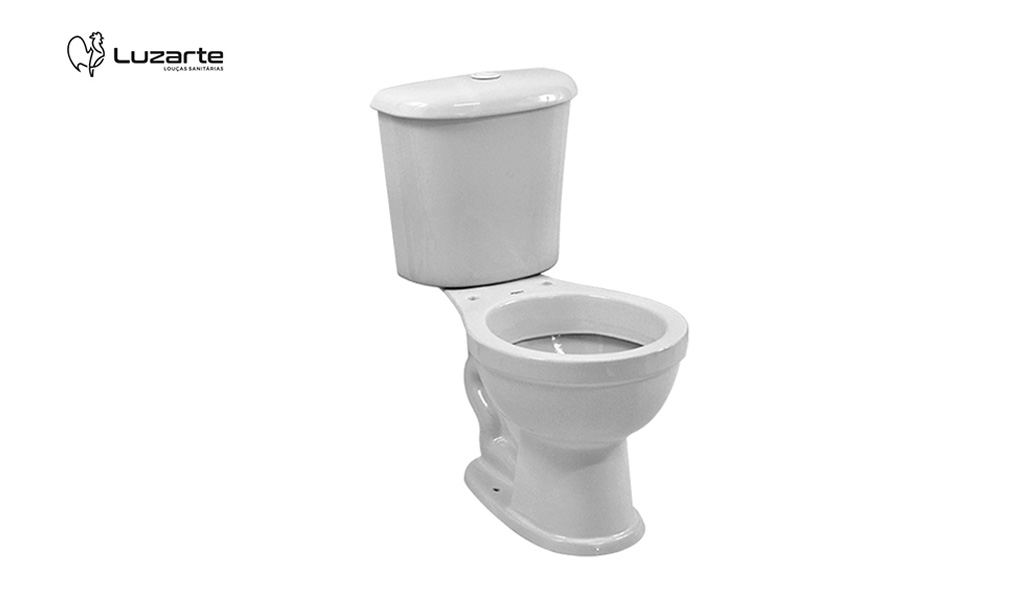 LUZARTE BACIA+CX ACOPLADA EVORA ACIONAMENTO DUPLO BRANCO
