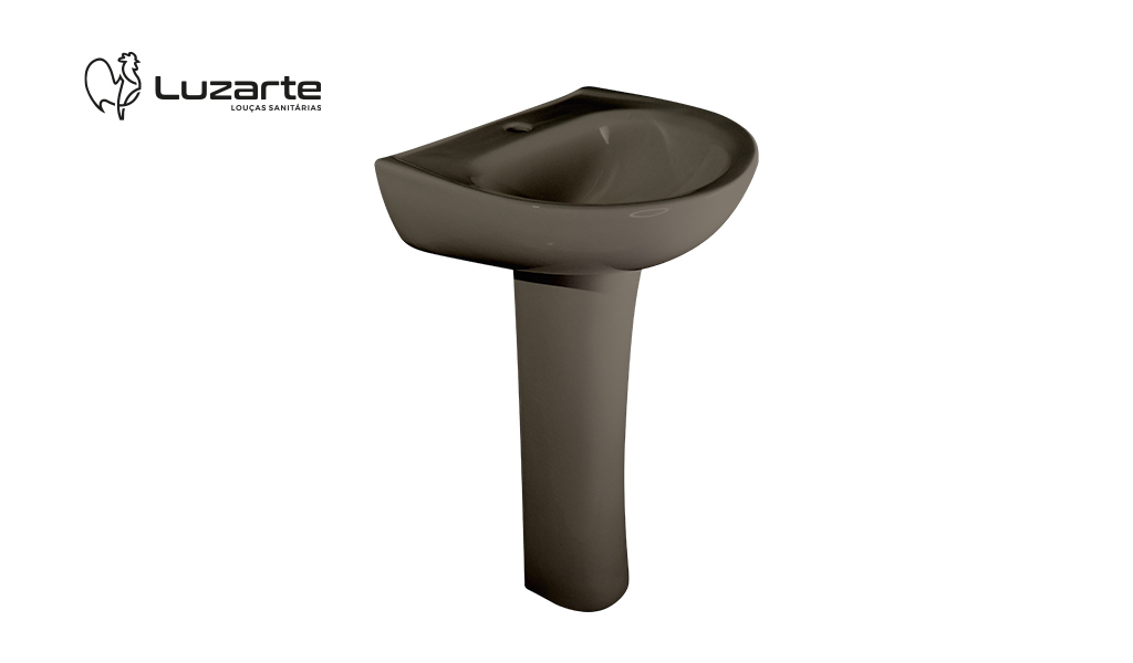 LUZARTE LAVATORIO+ COLUNA EVORA CZ ESCURO