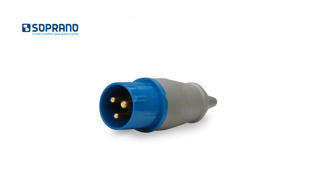 PLUG INDUSTRIAL SOPRANO 16A 2P+T 220V MAC