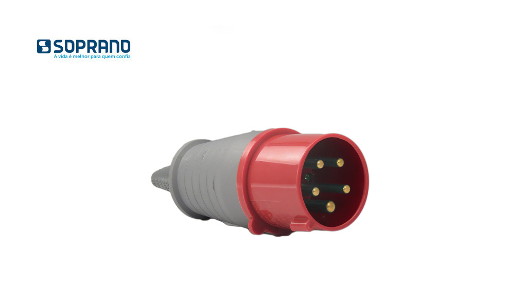 PLUG INDUSTRIAL SOPRANO 32A 3P+T+N 380V M