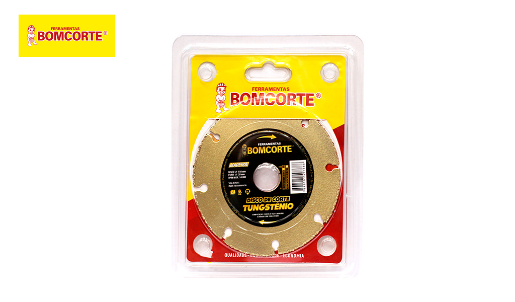 DISCO BOMCORTE P/MAD 115X20MM TANGUSTENIO