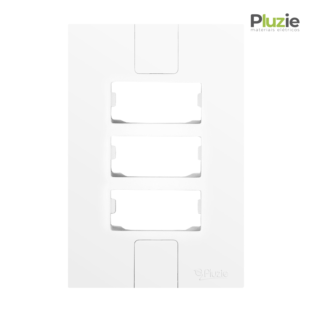 PLUZIE CAPRICE PLACA 4X2 P/3 MODULO