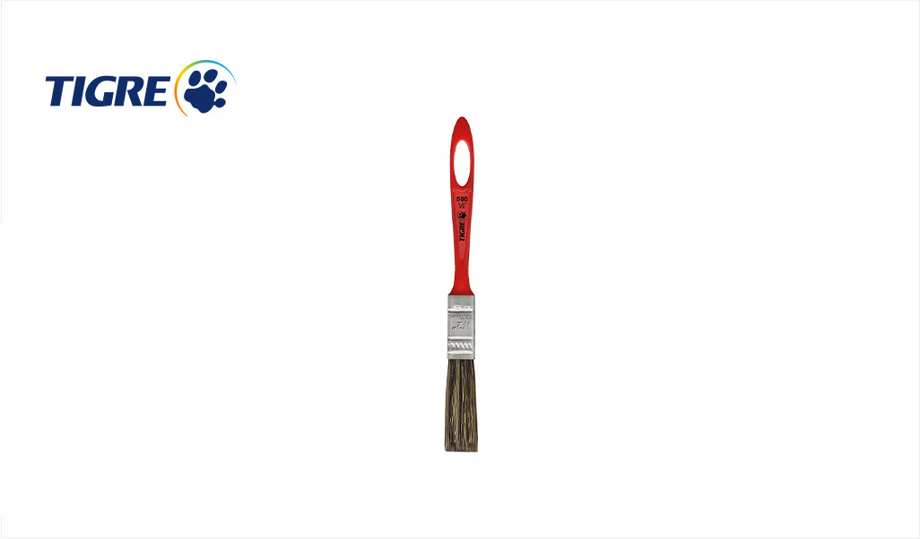 TRINCHA TIGRE 500 CERDA GRIS  1/2''