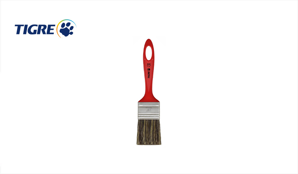 TRINCHA TIGRE 500 CERDA GRIS  1.1/2''