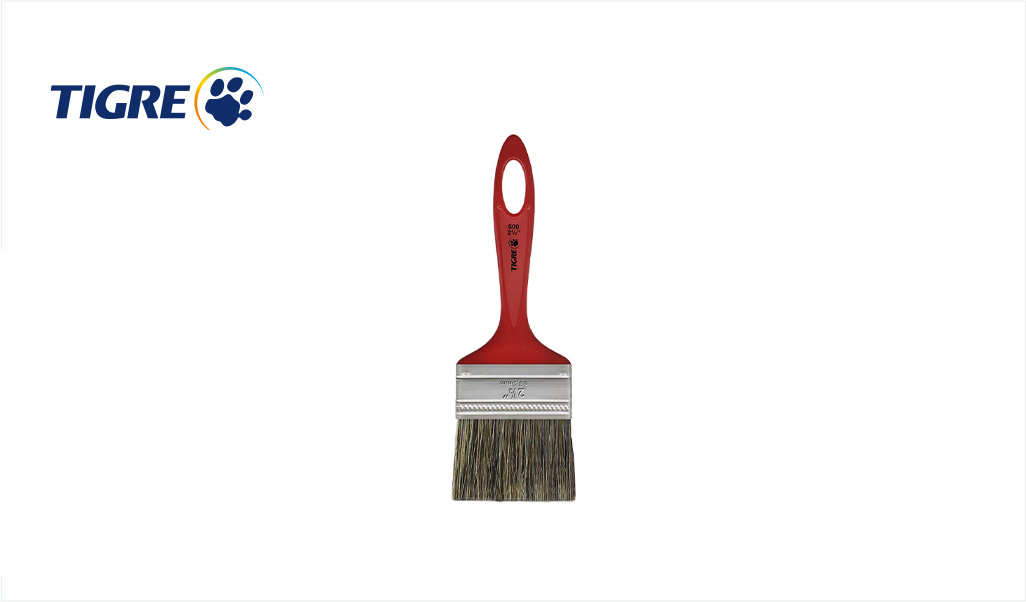 TRINCHA TIGRE 500 CERDA GRIS  2.1/2''