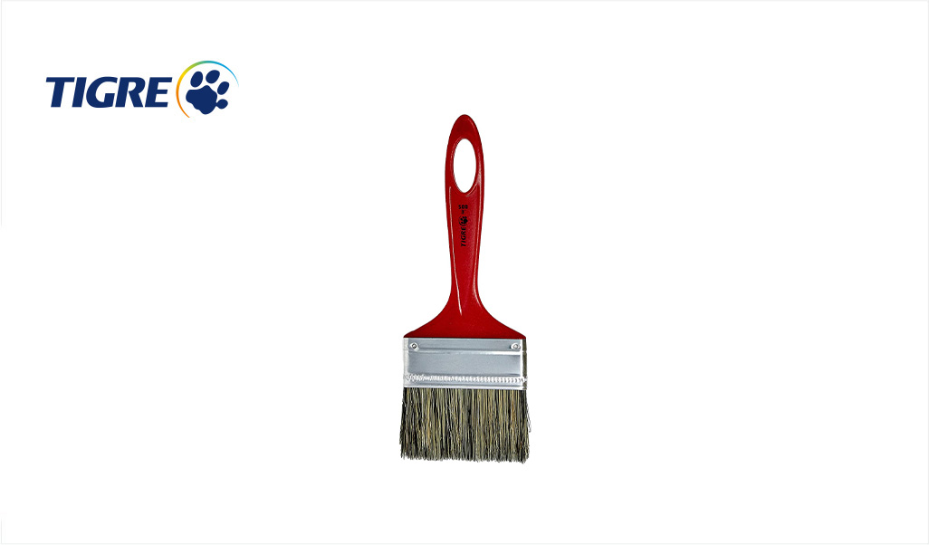 TRINCHA TIGRE 500 CERDA GRIS  3''
