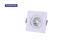 SPOT LED TRAMONTINA 3W QUAD 6500K BIV