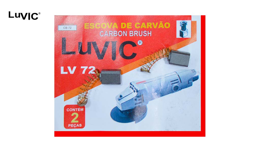 ESCOVA CARVAO LUVIC LV72