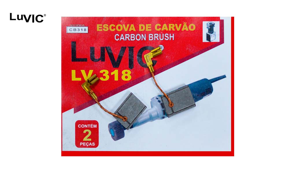 ESCOVA CARVAO LUVIC LV318