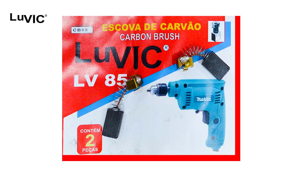 ESCOVA CARVAO LUVIC LV85