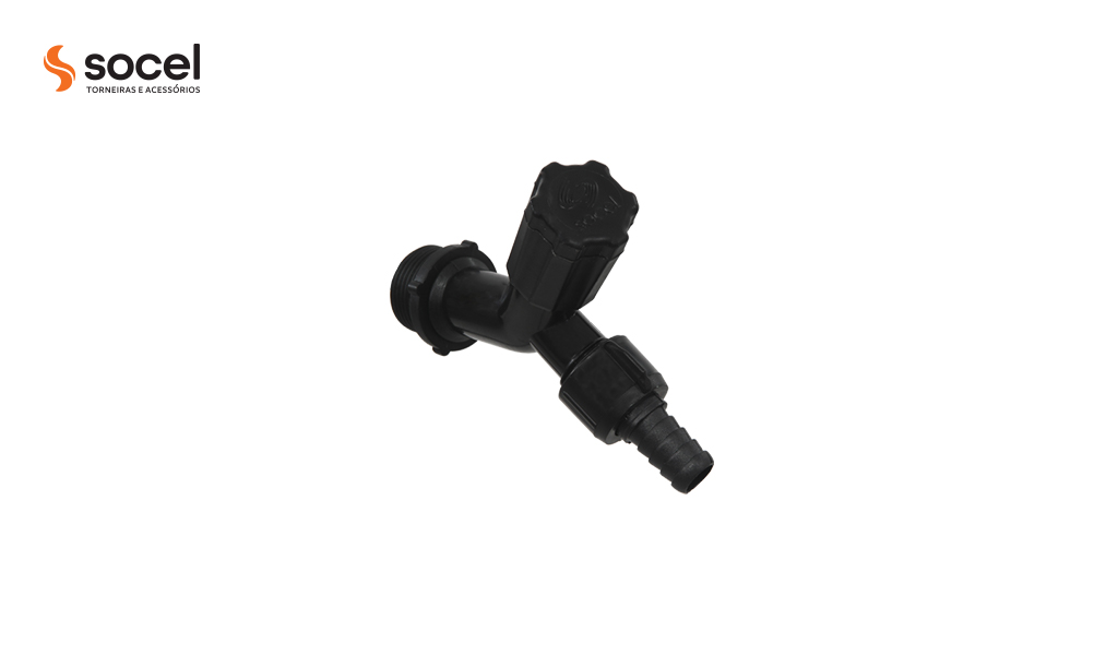 TORNEIRA SOCEL P/JARDIM 1/2” PR