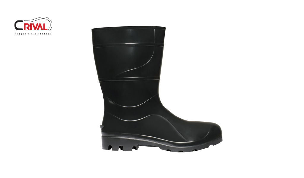 BOTA CRIVAL PVC S/FOR CANO MEDIO 26CM PR N°40
