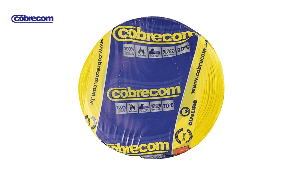 CABO COBRECOM FLEX10MM 750V 100M AM