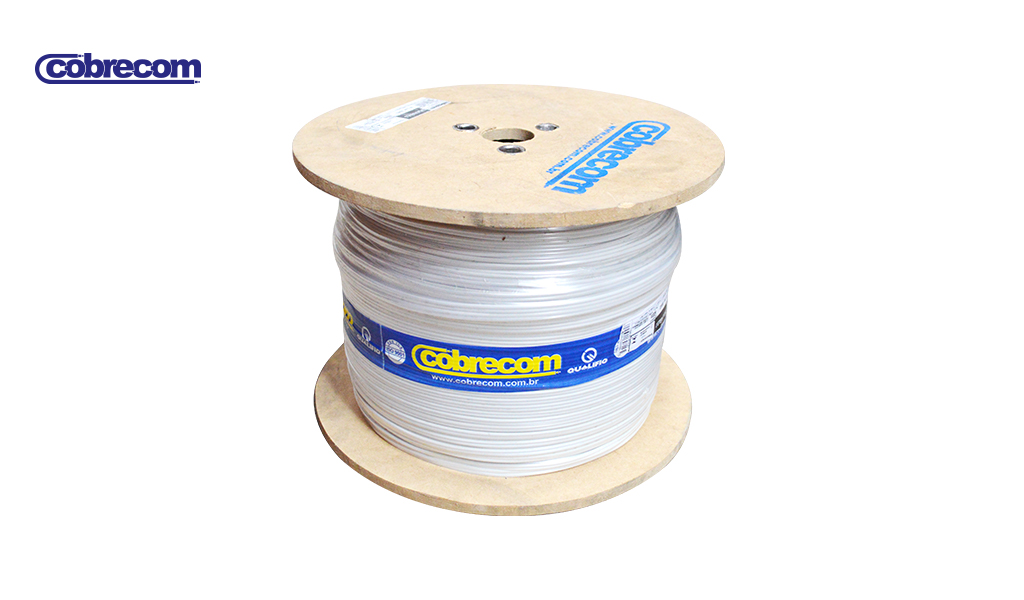 CORDAO COBRECOM PARAL 2X1,0MM CAR 600M BR