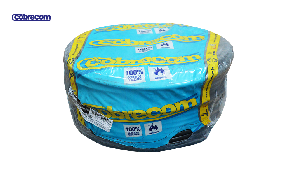 CABO COBRECOM PP MULTNAX 3X4,0MM 1KV 100M