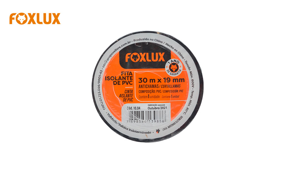 FITA FOXLUX ISOLANTE 19MMX30M PR C/10