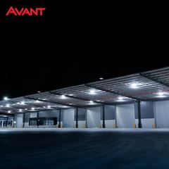 REFLETOR AVANT LED SLIM 150W ALUMINIO PRETO - COM LUZ BRANCA 6500K - 11.250 LUMENS