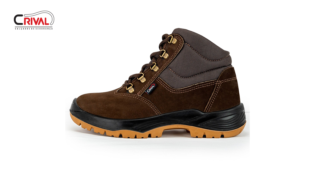 BOTA CRIVAL INFINITY NOBUCK DE AMARRAR CANO MEDIO N°44 CAFE