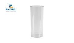 COPO PLAZAPEL PLASTICO LONG 340ML CAIXA C/60 CRISTAL