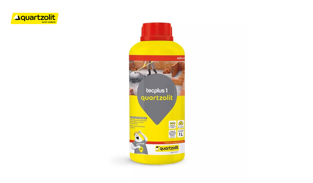 ADITIVO IMPERMEABILIZANTE P/ARGAMASSAS TECPLUS1 1LT