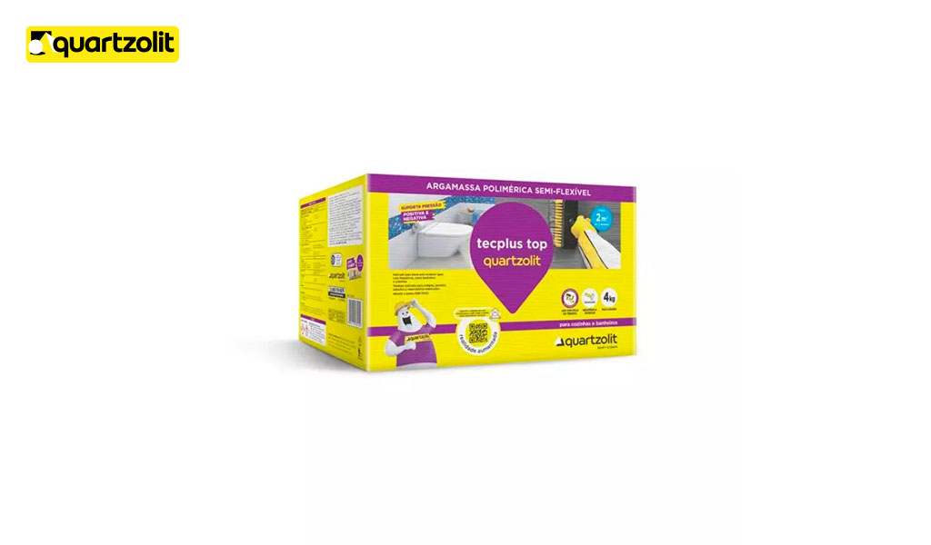 IMPERMEABILIZANTE QUARTZOLIT TECPLUS TOP C/4KG