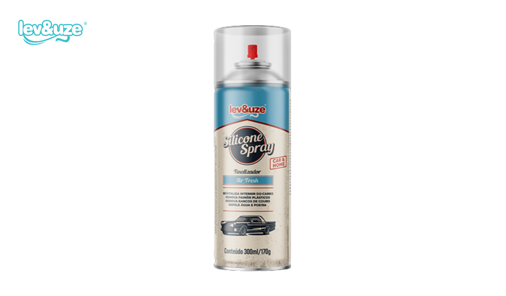 SILICONE LEV&UZE SPRAY CARRO NOVO 300ML/170G