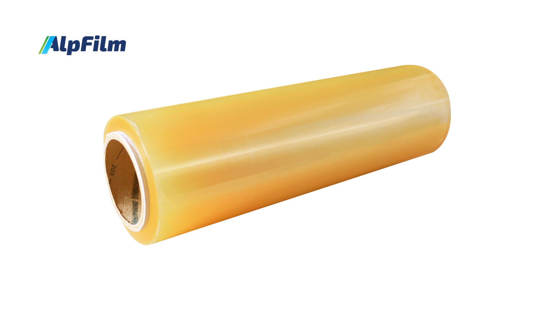 FILME PVC ALPFILM 38CMX1000M BOBINA AMARELA