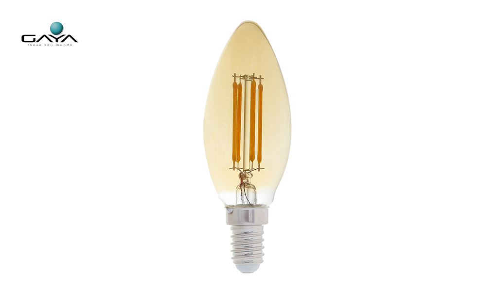 GAYA LAMPADA FILAMENTO C35 4W 2400K 220V