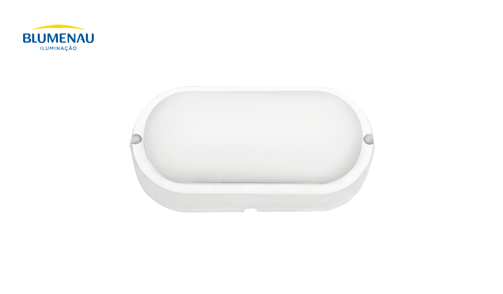 LUMINARIA BLUMENAU TARTARUGA LED 5W 6500K BR