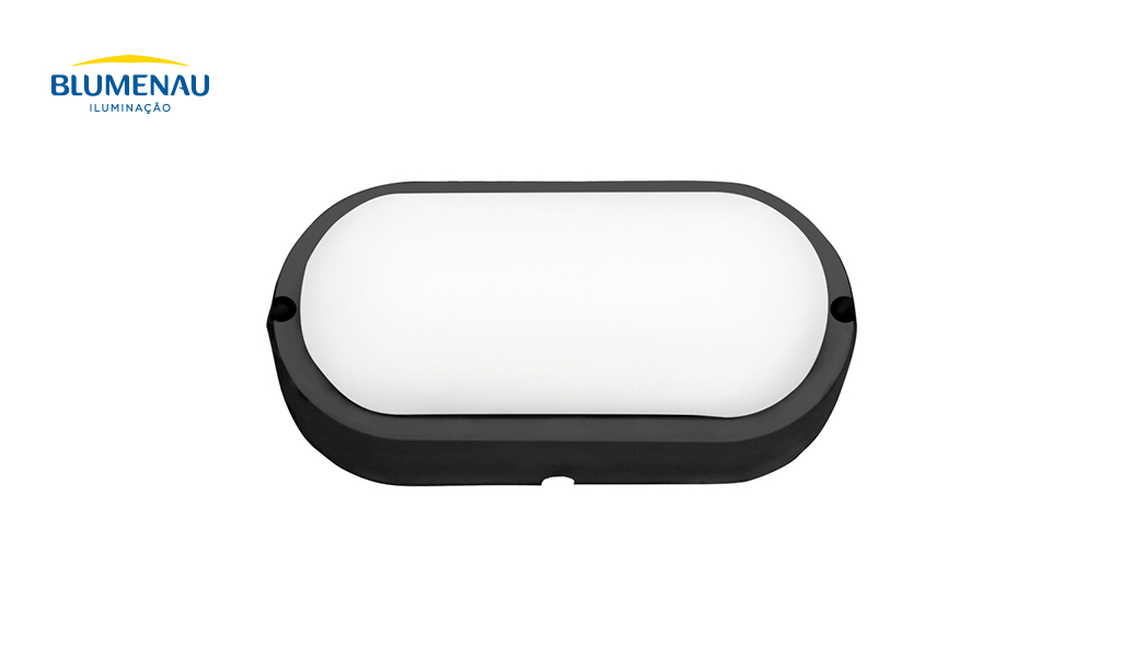 LUMINARIA BLUMENAU TARTARUGA LED 5W 6500K PR