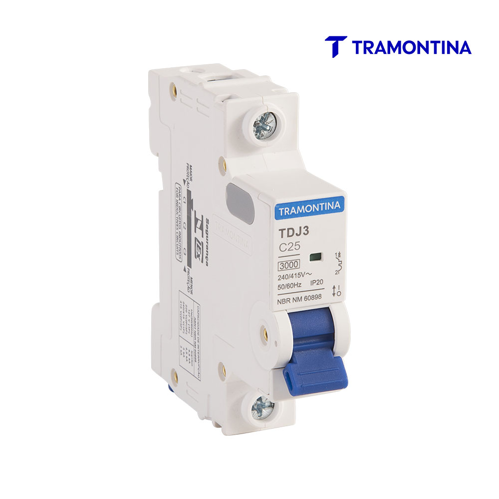 TRAMONTINA DISJUNTOR MINI TR3KA 1P  10A CURVO BR