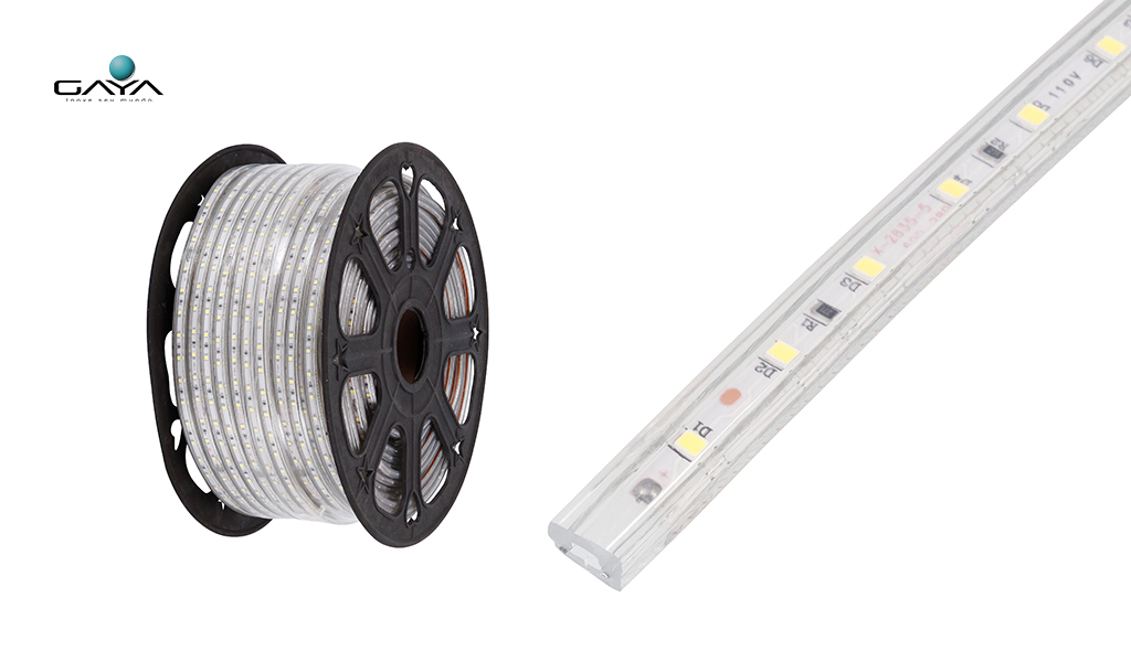 GAYA FITA LED AREA EXTERNA 2835 4,8W 220V IP65 RL C/100M - LUZ AMARELA