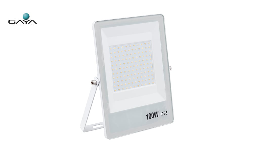 GAYA REFLETOR ULTRAFINO LED 100W 6500K BRANCO COM LUZ BRANCA