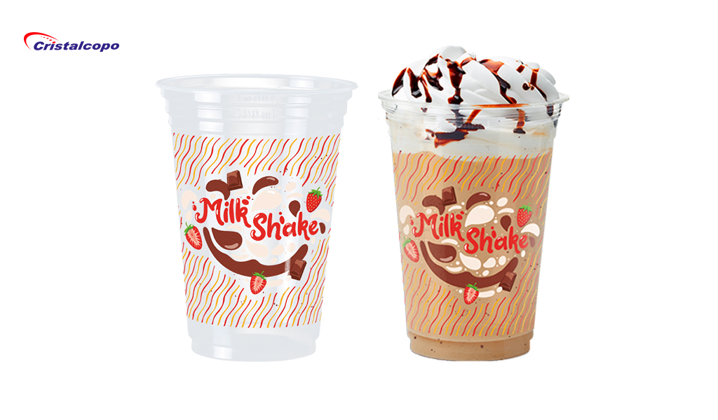 COPO PP CRISTALCOPO ”MILKSHAKE” CRISTAL 770ML - PACOTE C/30 UNIDADES