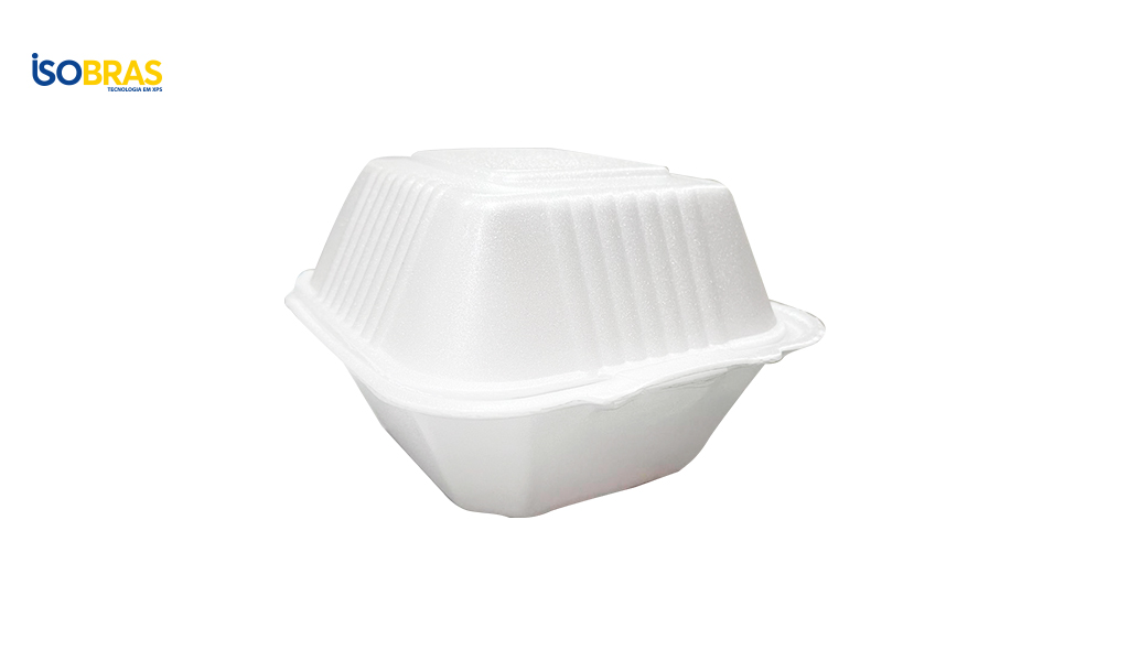 HAMBURGUEIRA ISOBRAS ISOPOR H01 285X130X80MM BR C/400 UNIDADES