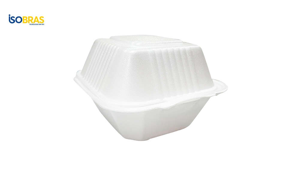 HAMBURGUEIRA ISOBRAS ISOPOR H02 125X125X92MM BR C/400 UNIDADES