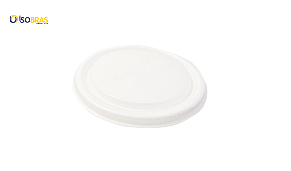 TAMPA ISOBRAS P/MARMITEX ISOPOR 150X10MM BRANCA C/200 UNIDADES. ( MOD:500 )
