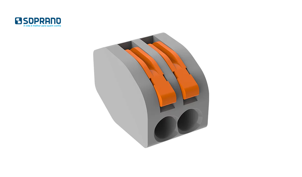 CONECTOR DE EMENDA SOPRANO 2 VIAS 32A
