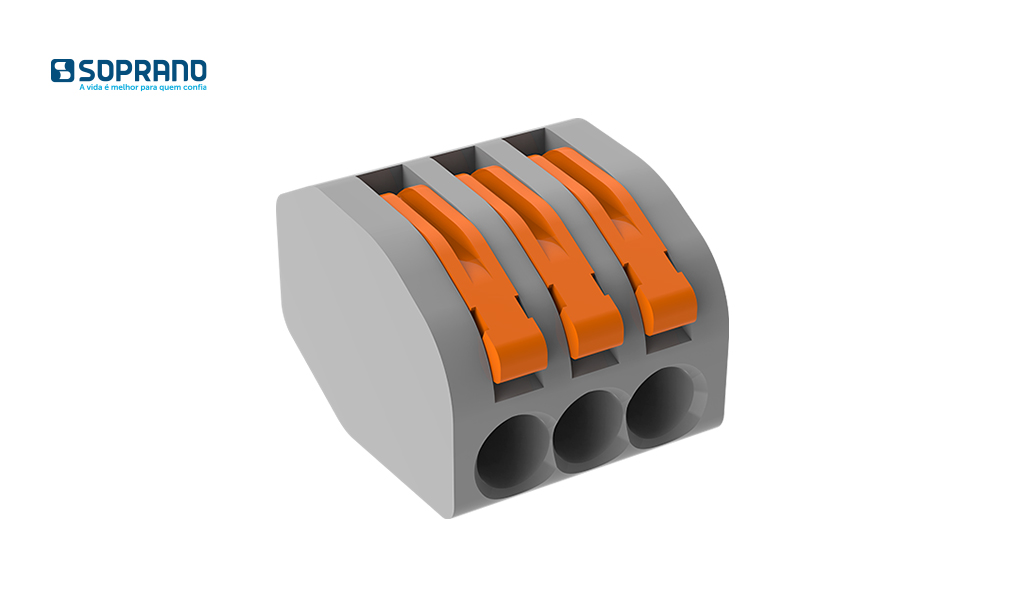 CONECTOR DE EMENDA SOPRANO 3 VIAS 32A