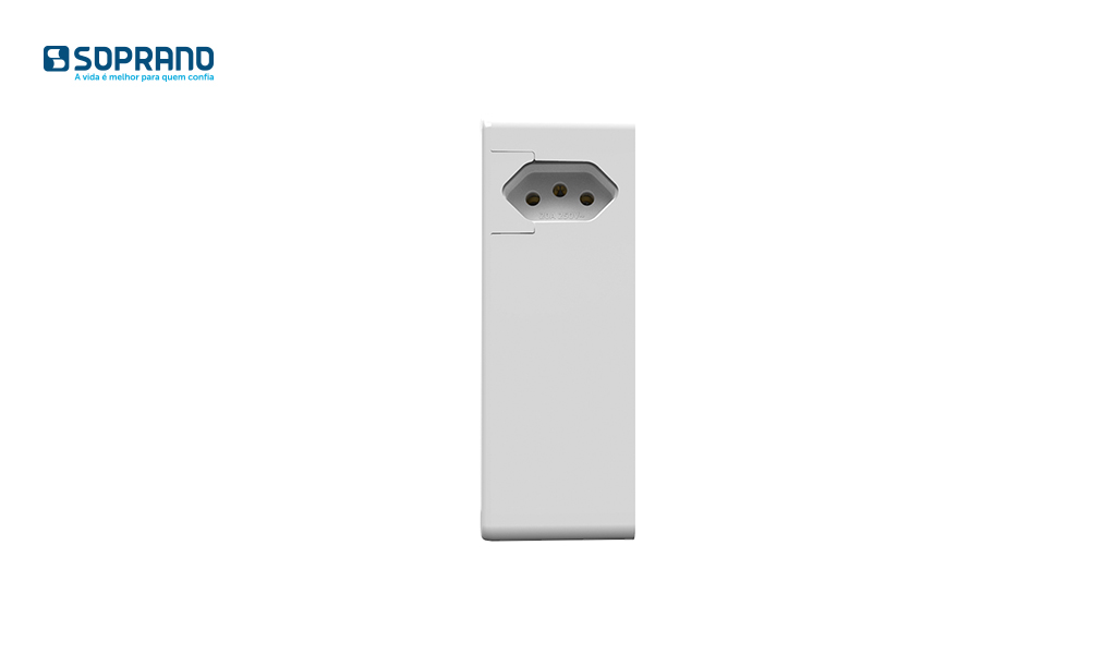 CAIXA PROTECAO SOPRANO C/TOMADA 2P+T 20A