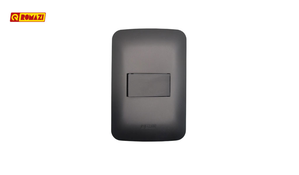 ROMAZI LINHA CANOA 1 INTERRUPTOR PARALELO 10A PRETO