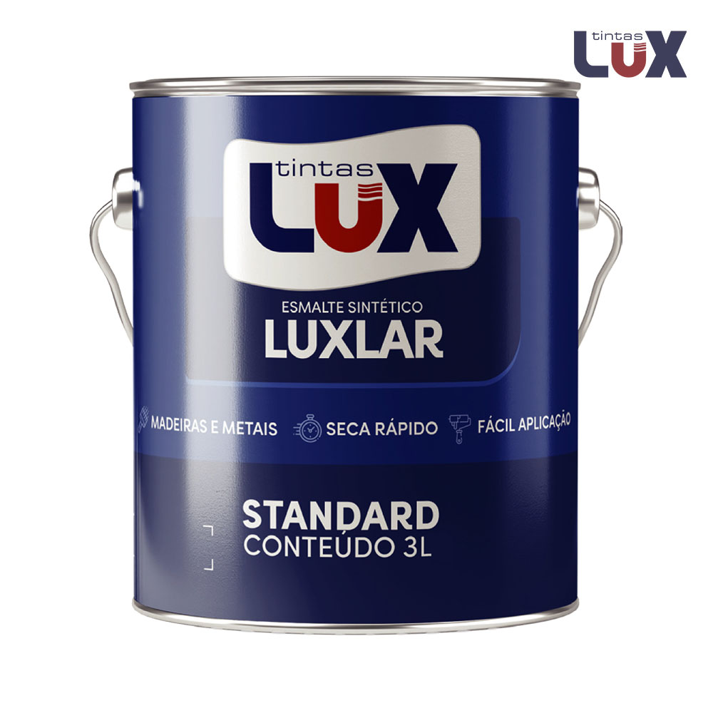 LUX ESMALTE LUXLAR GALAO 3,0L VERMELHO COLORADO